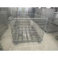 Folding mesh storage cage