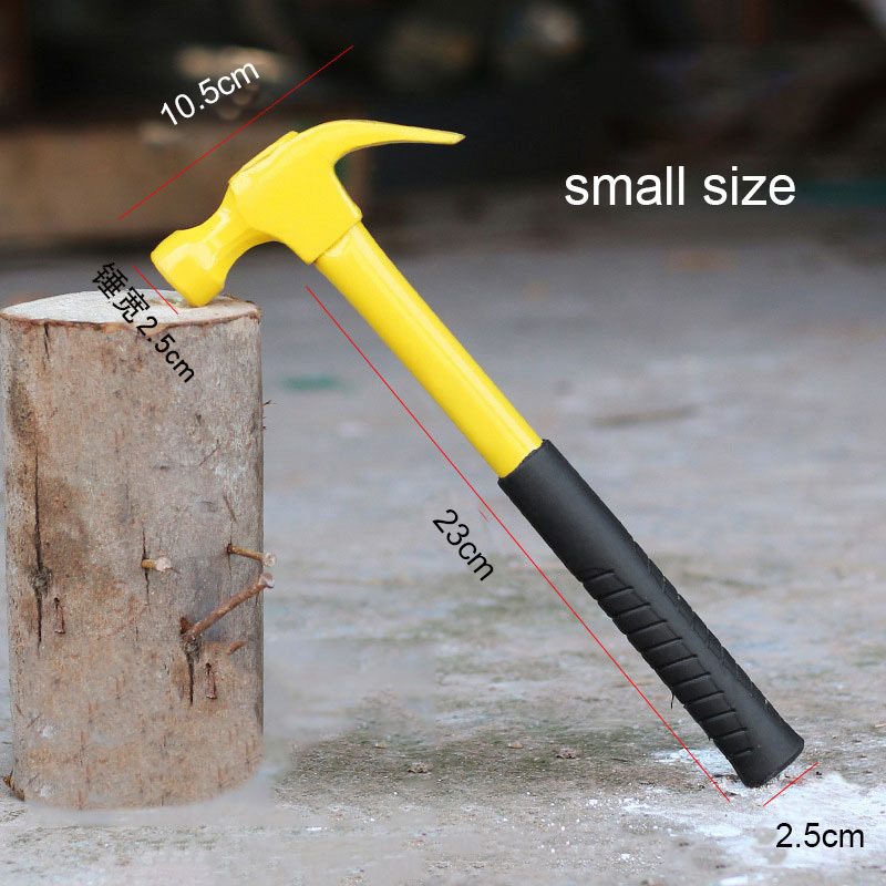 Industrial grade high carbon steel connected labor saving claw hammer multifunctional hammer