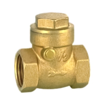 Brass Check Valve with Filter - High Quality Vertical Design