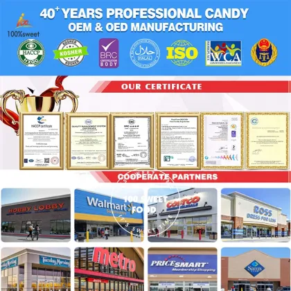 OEM ODM Private Label Halal Candies - Wholesale Bulk Sour Sweet Chewy Candy