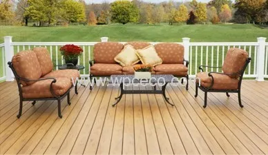 Hot ! Heat-resistant Wpc Outdoor Landscaping Decking For Garden 