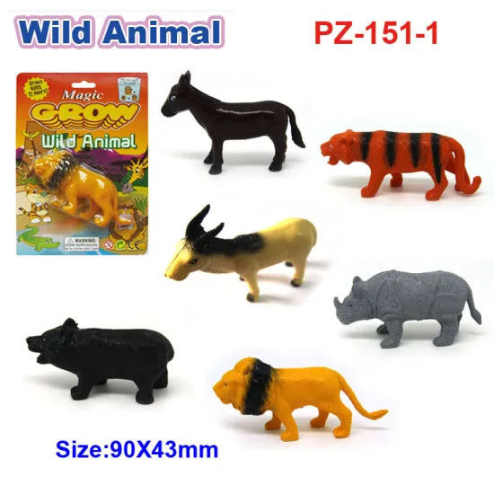 Grow Plastic Wild Animal Toys/Tiger/Lion
