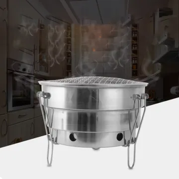 Commercial Custom Indoor Korean Restaurant BBQ Table Top Charcoal Grills