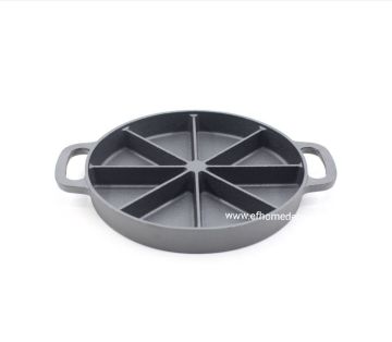 Cast Iron Cornbread Pan Dengan Dua Mengendalikan