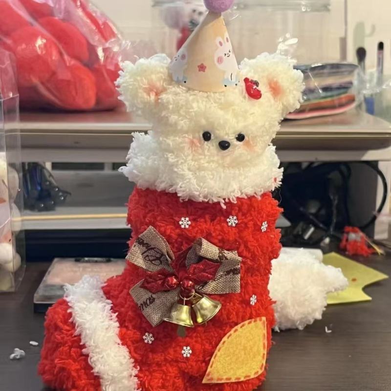 "Woolen Fleece Thick and Warm Christmas Stocking"