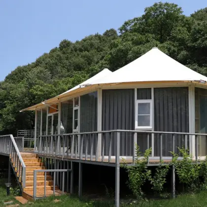 Modern Design Scenic Area Luxury Glass Tent Camping