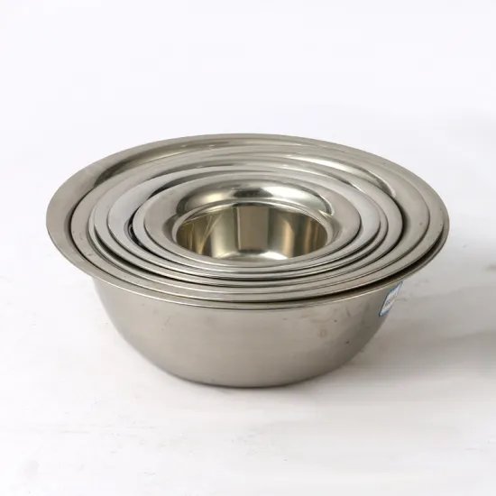 Thickened Stainless Steel Mixing Basin