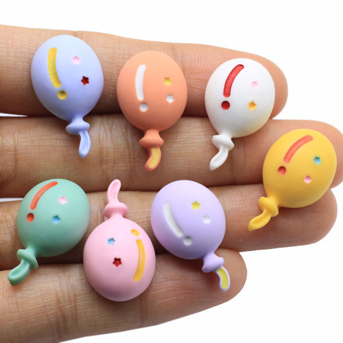 Wholesale Resin Flatback Balloon Cabochon Beads Kawaii Toys Ornament Accessory Handmade Home Craft Charms