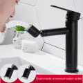 Matte black 304 Stainless-Steel 360 swivel Basin Faucet