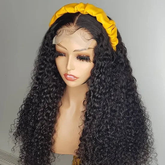 Wholesale Remy Indian Hair Vendors Wigs Kinky Curly Hd Lace Front Wig With Baby Hair Raw Virgin Human Wigs