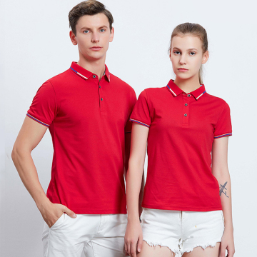 wholesale customized men's women's t-shirt polo shirt