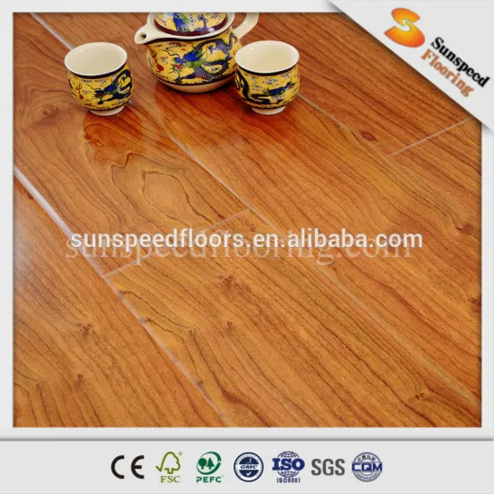 Easy lock 12mm AC4 Pressed v groove pisos laminados laminated floor briziian grey gris