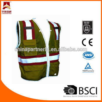 Darkness view safety reflective vest