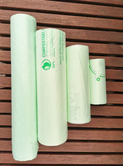BPI Certified Compostable Household Sweeping Plastic Bags