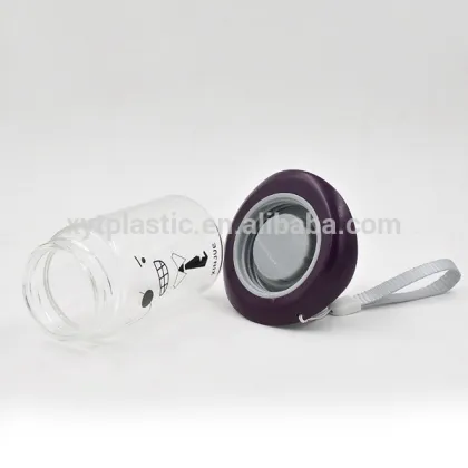 glass material safe hot water bottle drinking hot water bottle