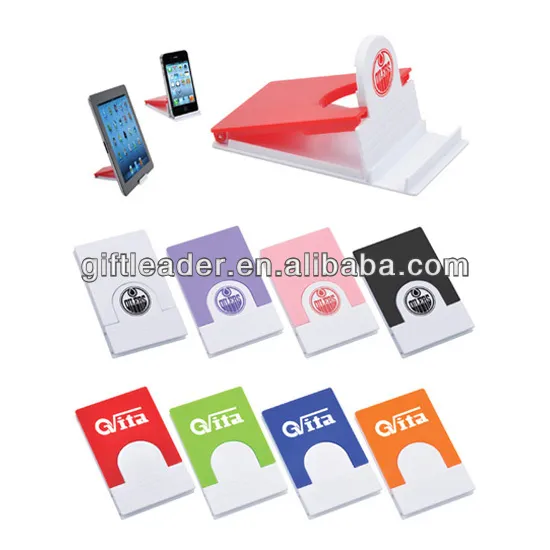 Plastic Gift Folded Pad & Mobile Phone Holder