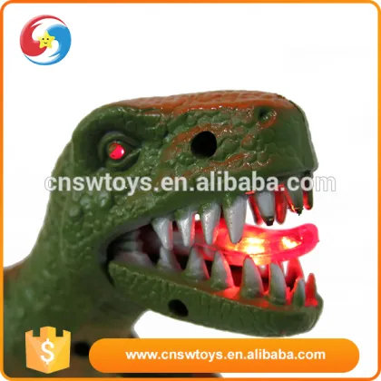 High quality cheap simulation plastic B/O wholesale dinosaur toys