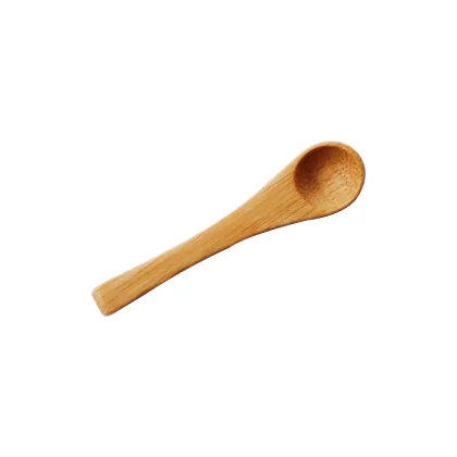 Bamboo Cosmetic Facial Spoon - 7 cm Powder Scoop Tool