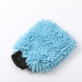 Microfiber chenille cleaning mitt