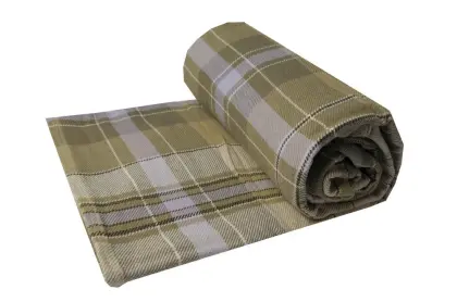 Home Textiles Cotton Color Grating Twill Bed Blanket