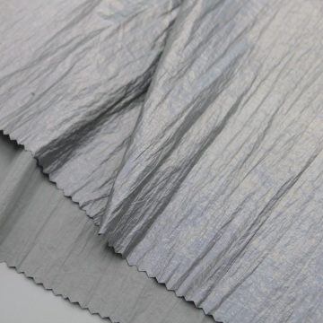 Estrela de rugas 20d de tecido de nylon para jaquetas baixas