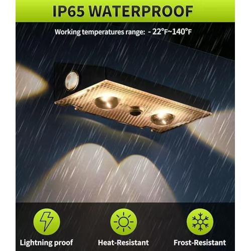 Luz de la pared triédrica - luminaria LED moderna de 3 lados