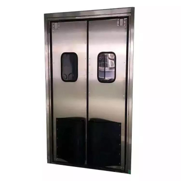 Stainless Steel Barrier-Free Traffic Doors for Commercial Kitchens: Safety and Design Features