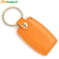 Customer Logo PU Leather Keychain