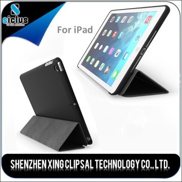 Top Selling Products in Alibaba, Folding Leather Tablet Stand Case for ipad mini