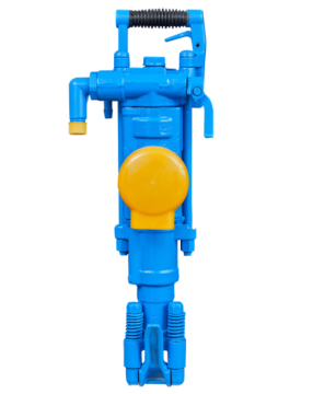 Pneumatic Air Rock Drill with Air Leg and Air Compressor