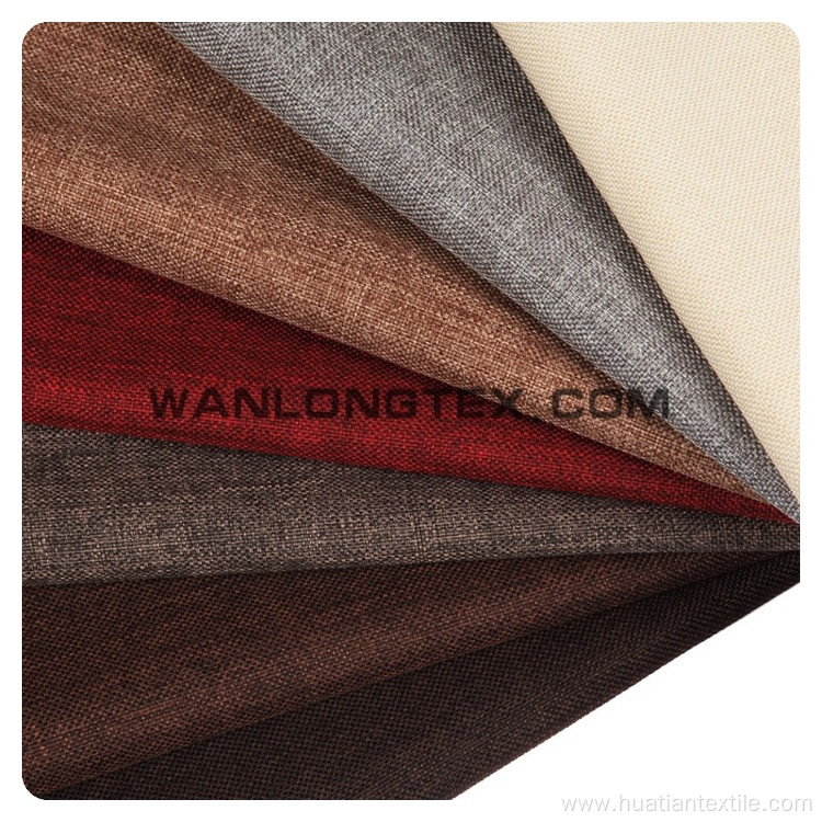 New Design Polyester Linen Curtain Fabric