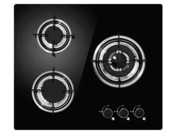 Built-in Table Gas Stove With Glass Panel