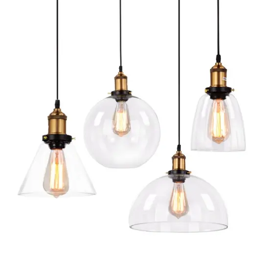 INSHINE Glass Transparent Aesthetically Pendant Light