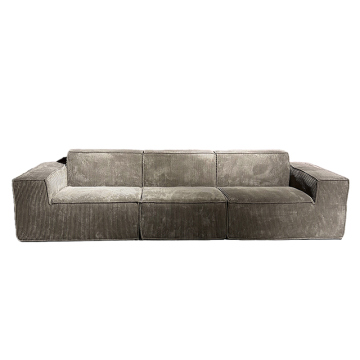 Kompressionsofa: Samtsofa in der Schachtel für Wohnzimmer