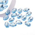 Multi size modern acrylic oval stones nails