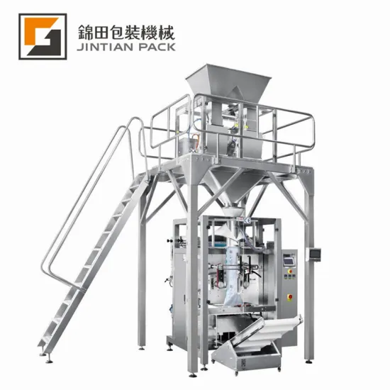 Automatic Continuous Food Pellet Packing Machine with Heat Sealer and Weighing Function