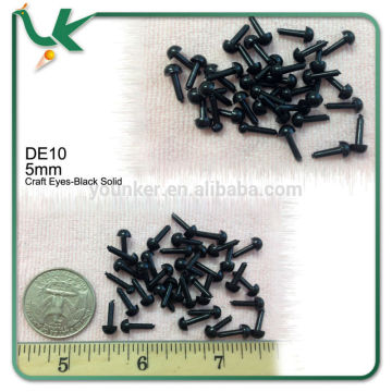 5mm Craft Eyes Toy eye Black Doll Eyes