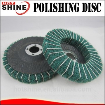 Hotshine Brand Non woven Finishing Disc with the Sand Cloth For The Stainless Steel Surface Treatment