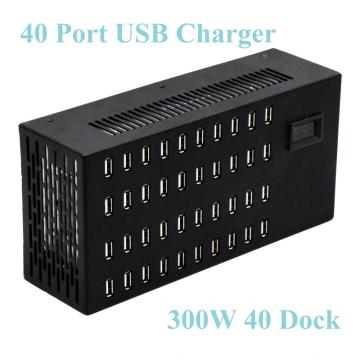 USB -laddningsstation 40 portar