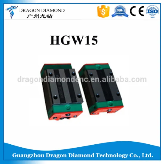 Hiwin Linear bearing guide rail slider block for cnc router machine HGW15CA