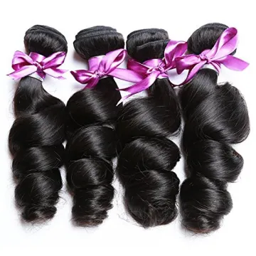 Loose Wave Hair Bundles Human Hair Bundles Brazilian 100% Unprocessed Virgin Extensions Remy Hair Bundles Natural Wavy