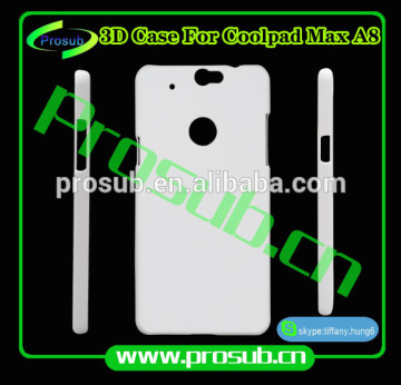 3d sublimation heat transfer blank smartphone case cover skin for Prosub-Coolpad Max A8