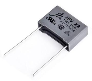 JFV X2 metallized polypropylene film capacitors