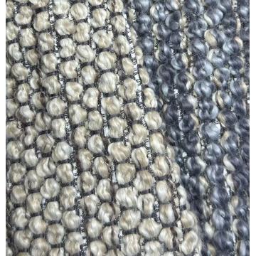 Tecido Nubby texturizado e adequado para a pele para decoração