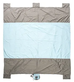 200x200cm 210T Parachute Beach Nylon Camping Mat - 2 Color Options