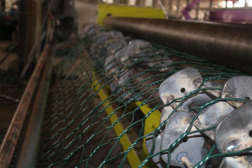 Гальванизированная проволочная сетка Gabion, тканая проволочная сетка