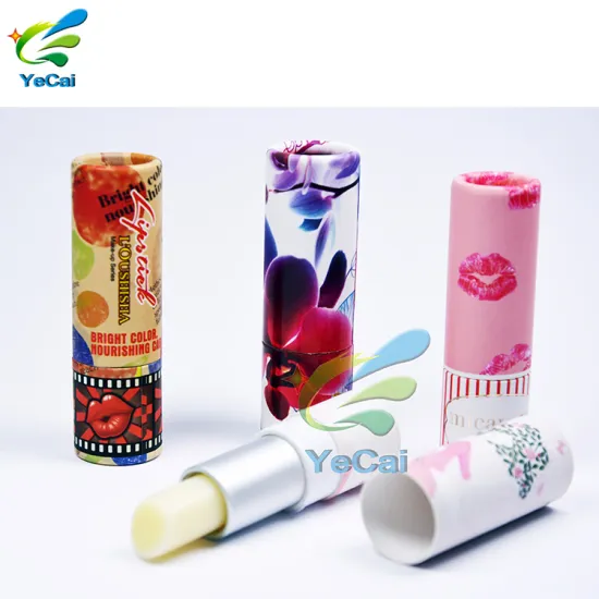 Colorful printed paper packed small make your own lipstick tube
