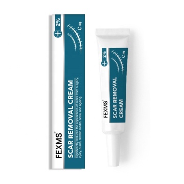 FEXMS Scar Removal Cream - 30g: Mengurangi kemerahan dan ketebalan, meningkatkan penampilan bekas luka dengan bahan yang aman
