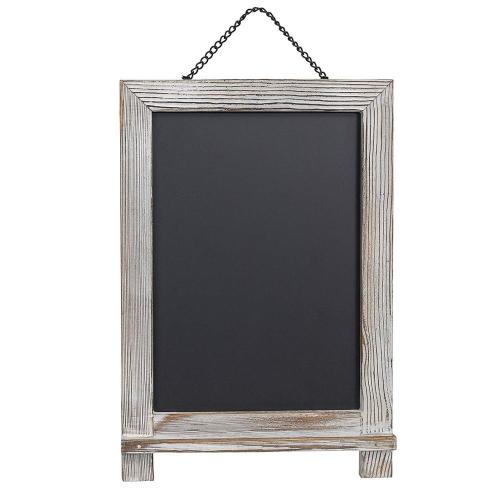 Rustic Wood Wall Hanging Chalkboard Frame BlackBoard