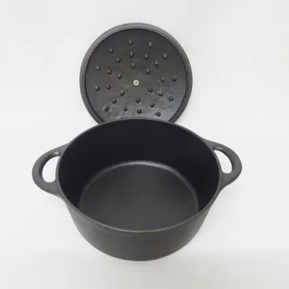 Matt Black Enamel Casserole Dish
